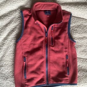 Vineyard Vines girls 6 multi color sleeveless American Flag zip up vest